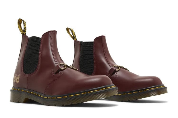 Needles x Dr. Martens 2976 Snaffle Chelsea Cherry Red