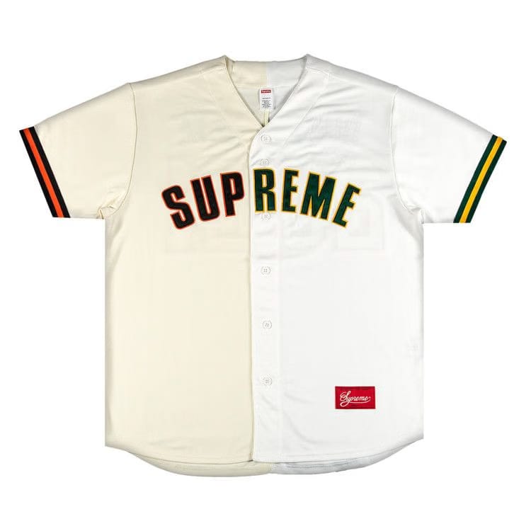 Supreme Don't Hate Baseball Jersey Natural