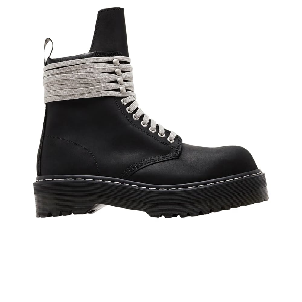 Dr. Martens x Rick Owens DRKSHDW 1460 Quad Sole Steel Toe Boot Black