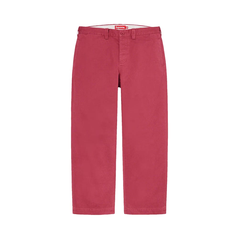 Supreme Pin Up Chino Pant Cardinal