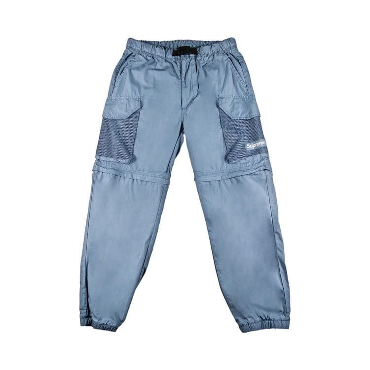 Supreme Mesh Pocket Belted Cargo Pant Slate