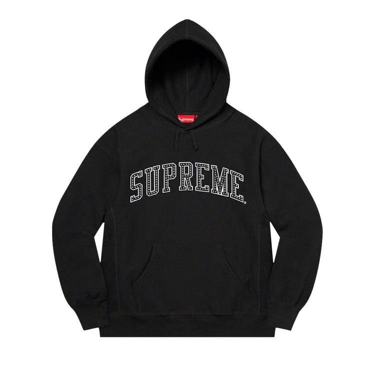 Supreme Stars Arc Hoodie Black