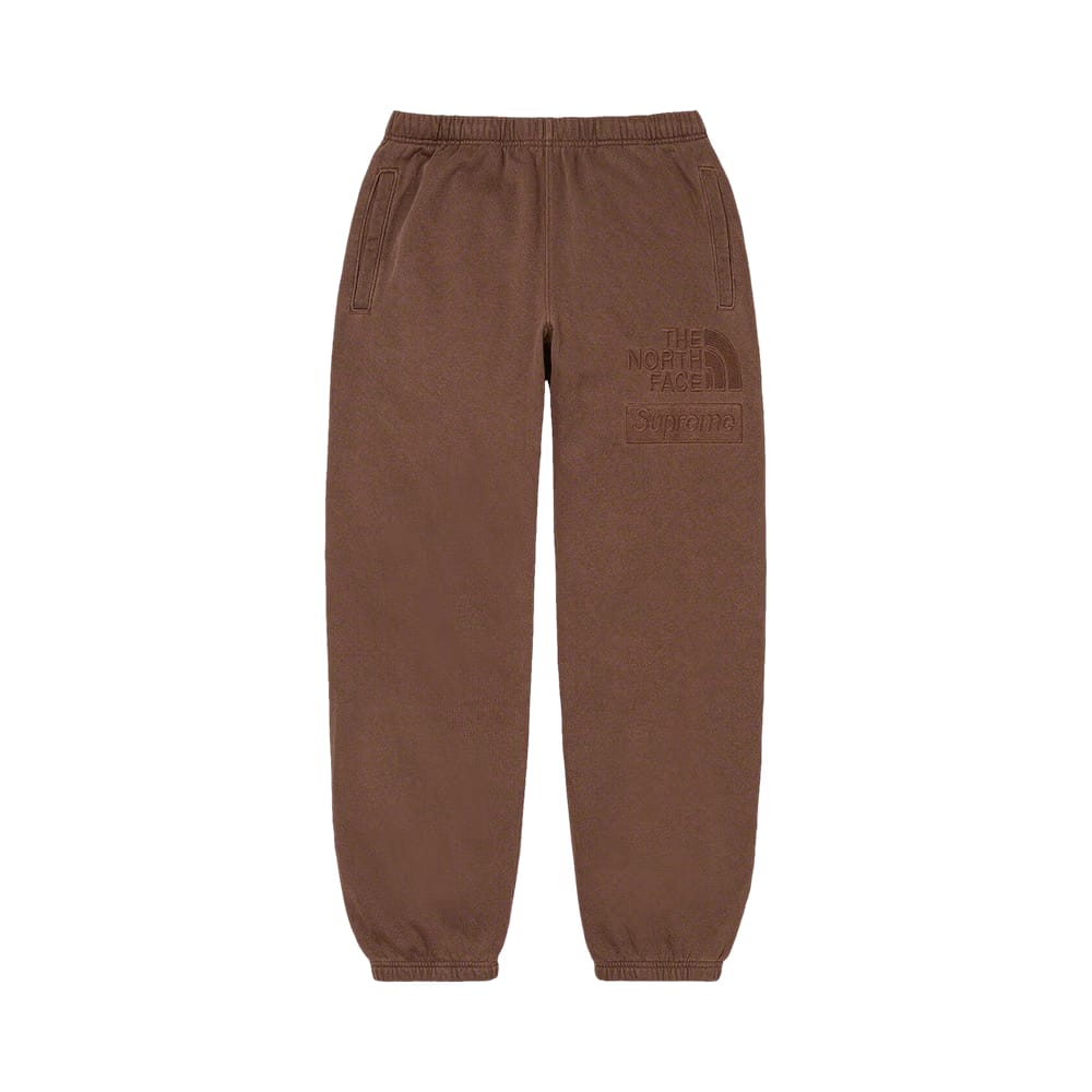 Supreme x The North Face Pigment Printed Sweatpant Brown