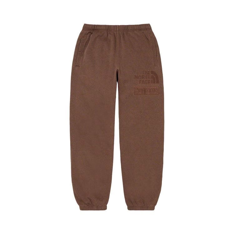 Supreme x The North Face Pigment Printed Sweatpant Brown