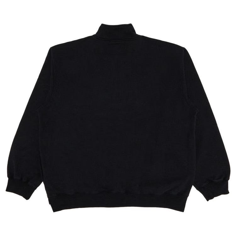 Supreme Small Box Half Zip Pullover Black