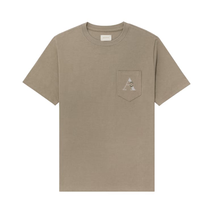 Aimé Leon Dore Needlepoint A Pocket T-Shirt Laurel Oak