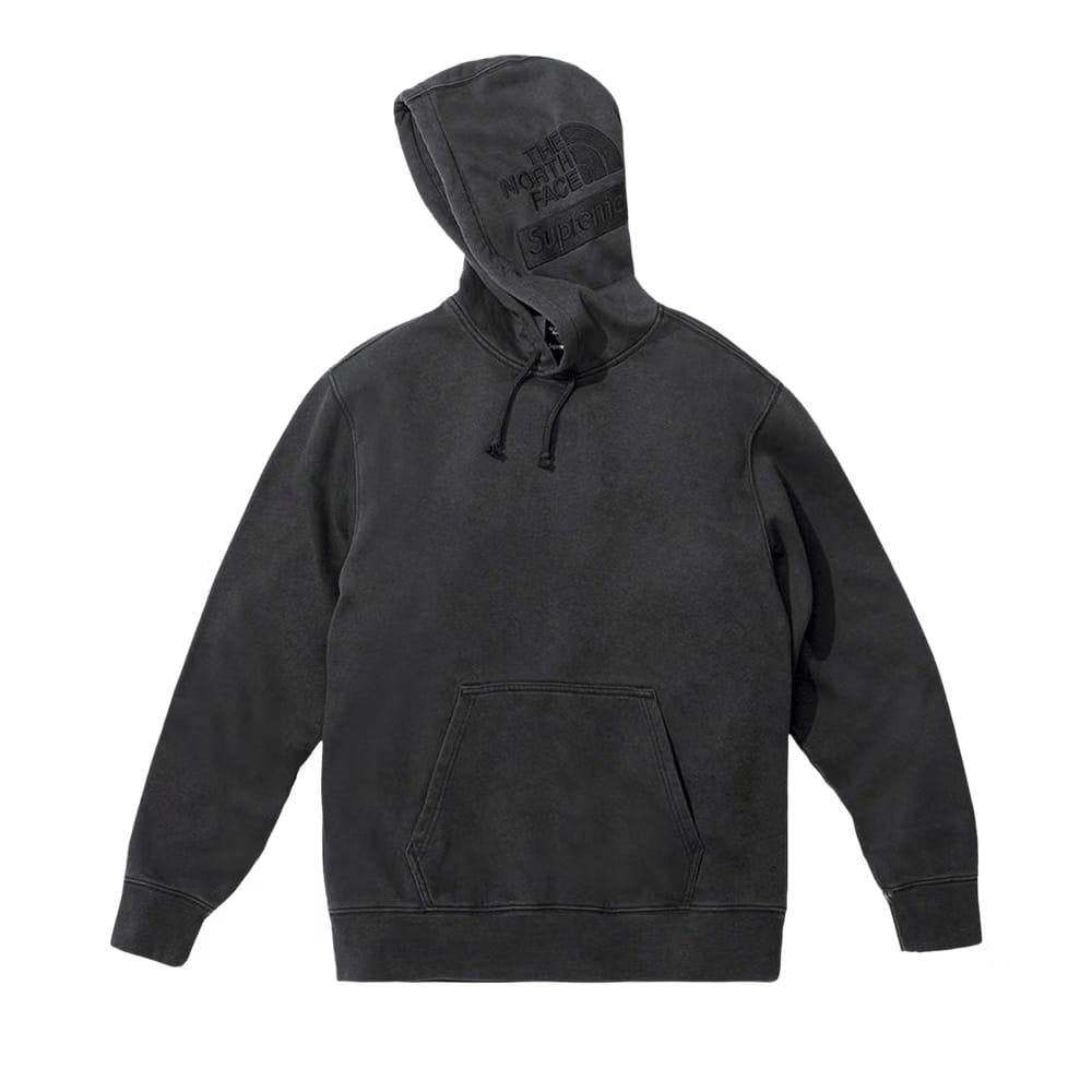 Supreme x The North Face Pigment Printed Hoodie Black
