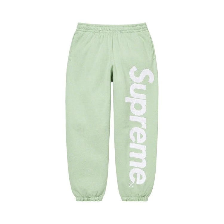 Supreme Satin Appliqué Sweatpant Mint