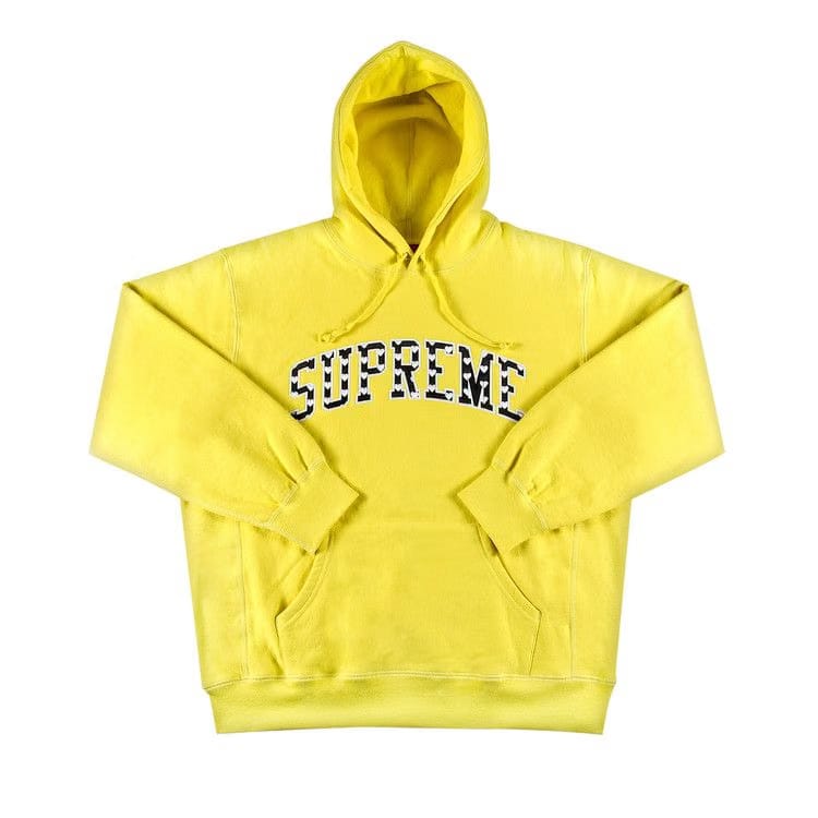 Supreme Hearts Arc Hoodie Light Lemon