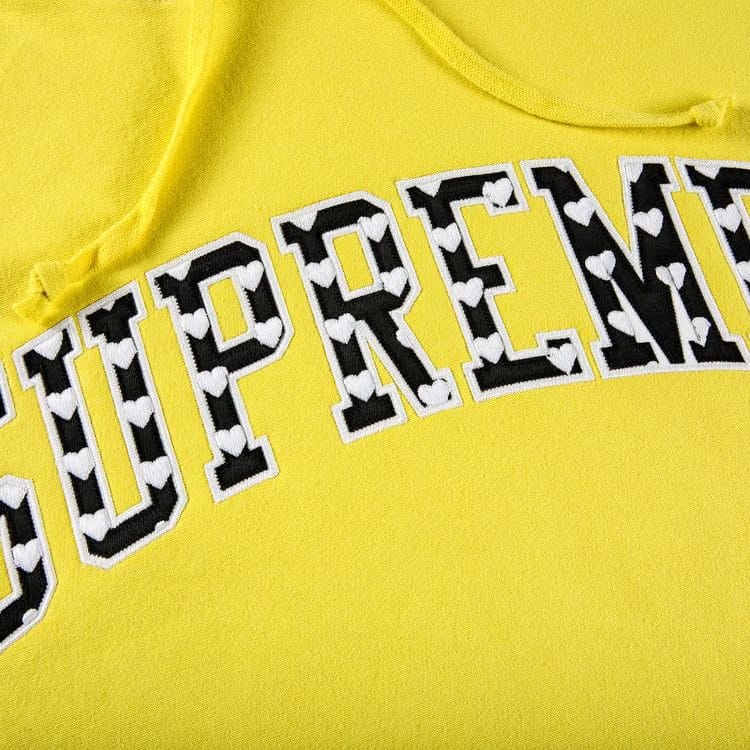 Supreme Hearts Arc Hoodie Light Lemon