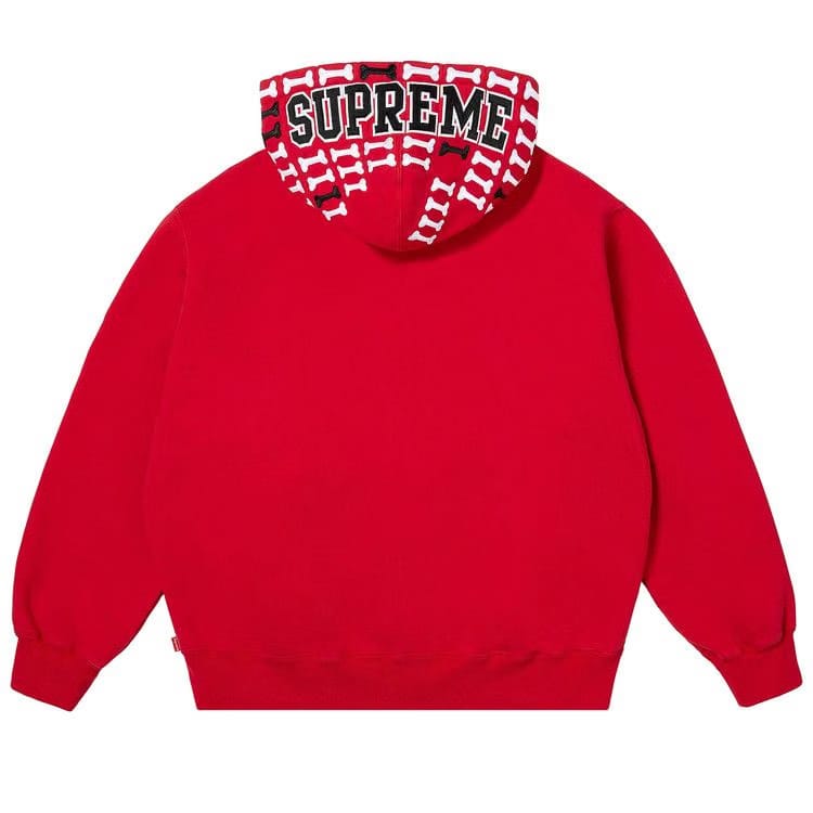 Supreme League Champs Zip Up Hoodie Red