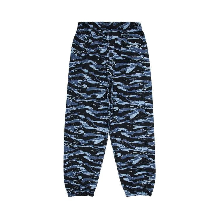 Supreme Small Box Sweatpant Blue Tiger Camo