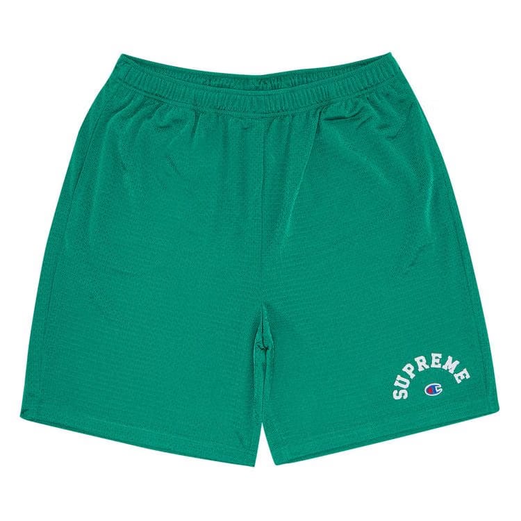 Supreme x Champion Mesh Shorts Green
