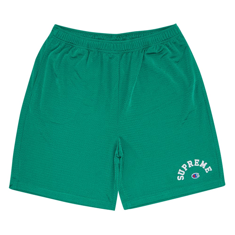Supreme x Champion Mesh Shorts Green
