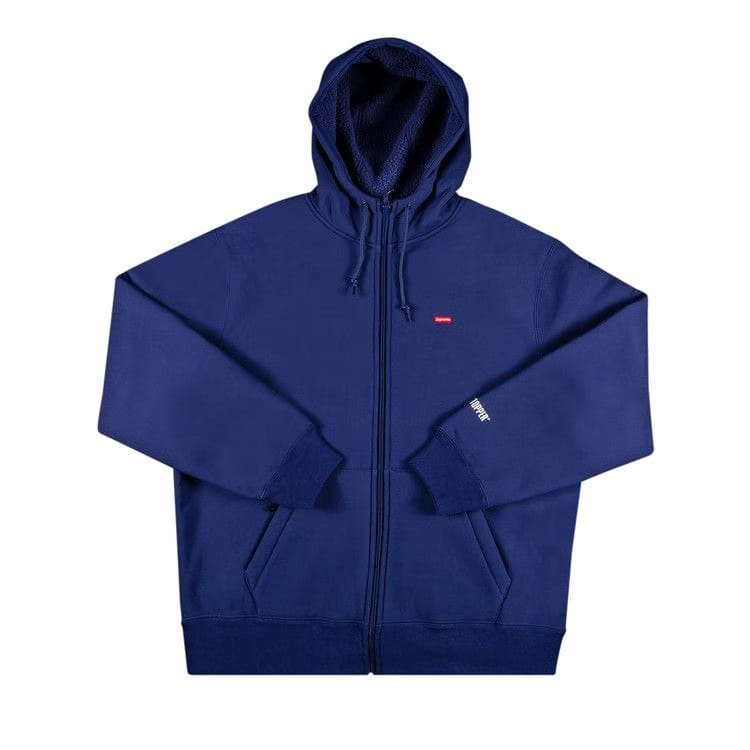Supreme x WINDSTOPPER Zip Up Hoodie Washed Navy