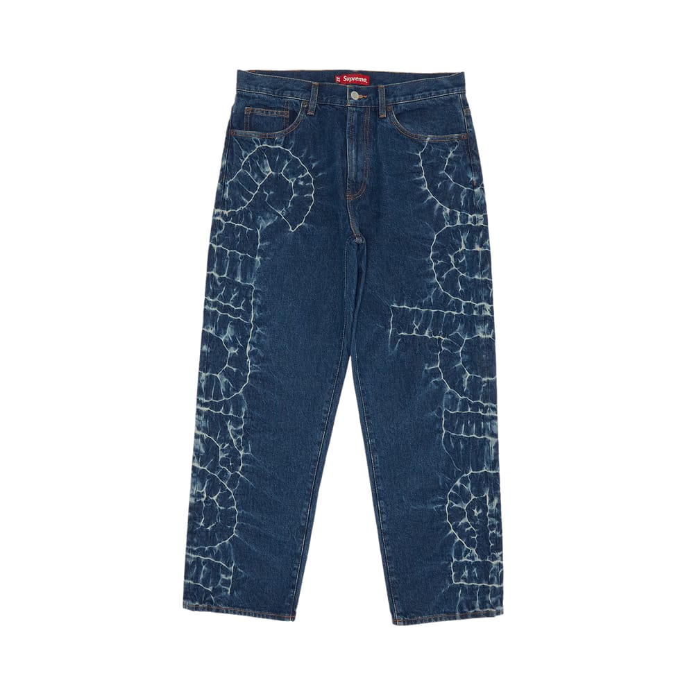 Supreme Shibori Loose Fit Jean Rigid Indigo