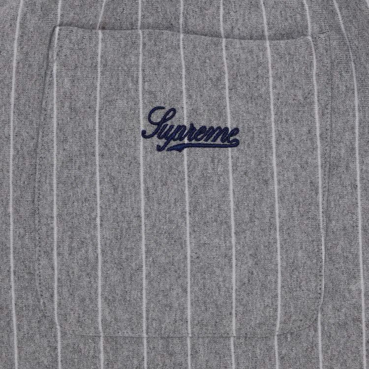 Supreme Pinstripe Sweatshort Heather Grey
