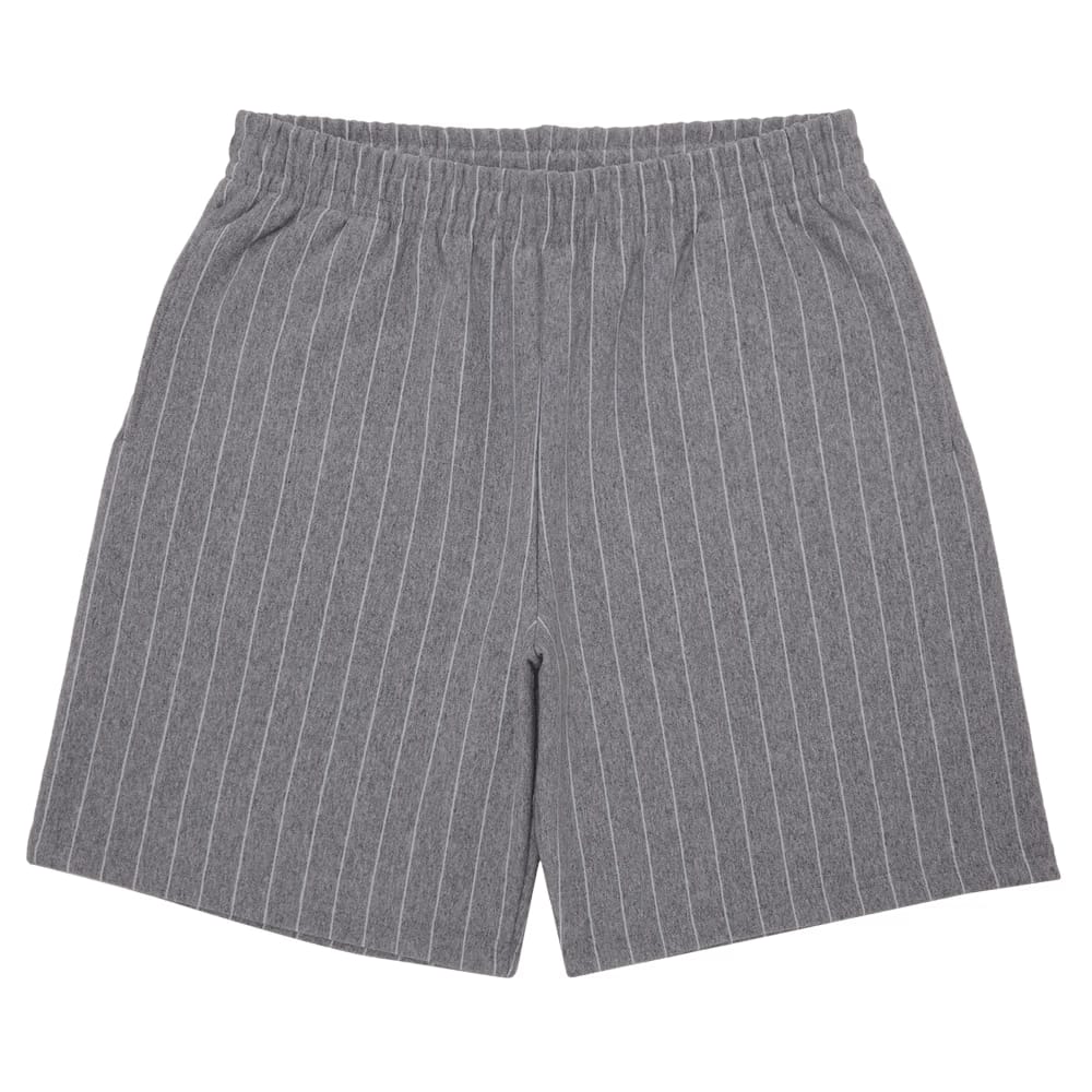 Supreme Pinstripe Sweatshort Heather Grey