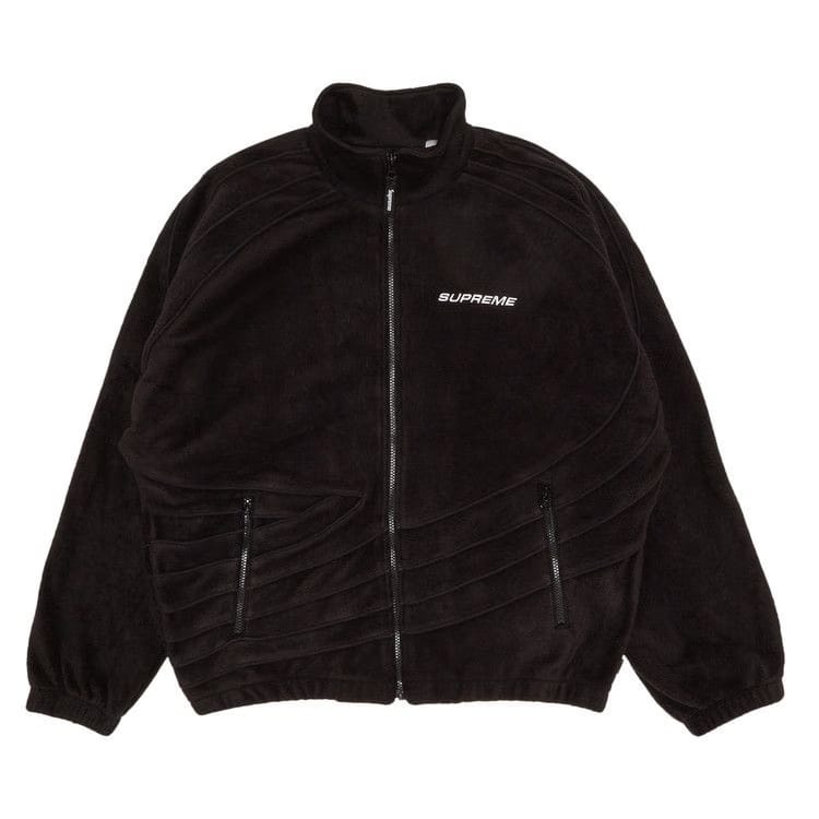 Supreme Racing Fleece Jacket Black