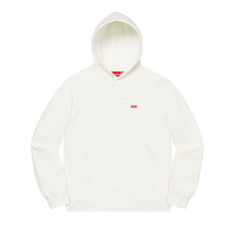 Supreme Small Box Hoodie White