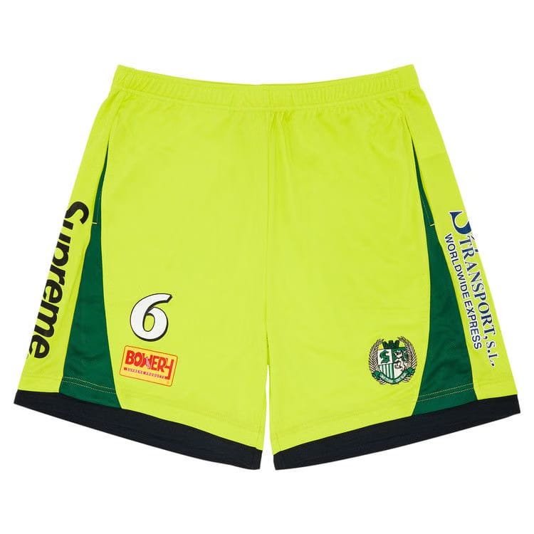 Supreme Soccer Shorts Bright Green