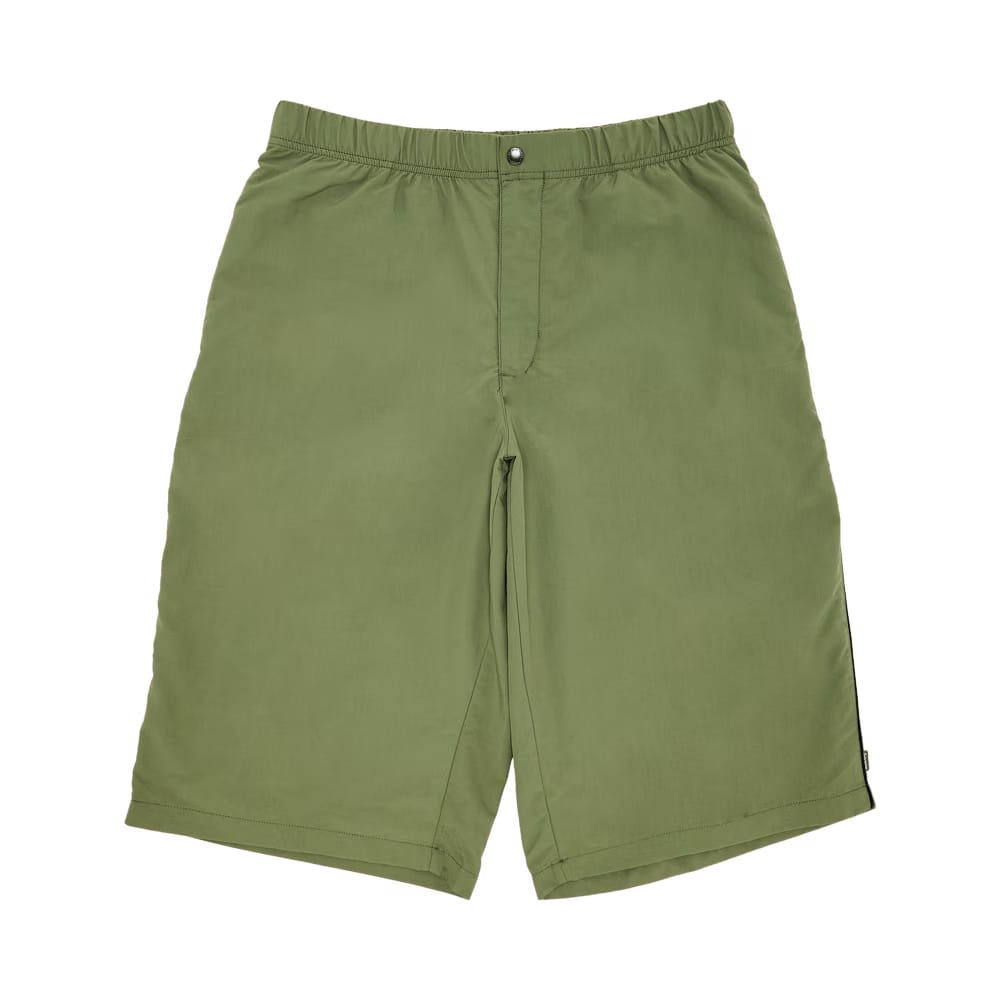 Supreme Long Nylon Shorts Olive