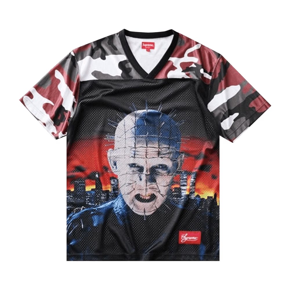 Supreme Hellraiser Football Jersey Red Camo