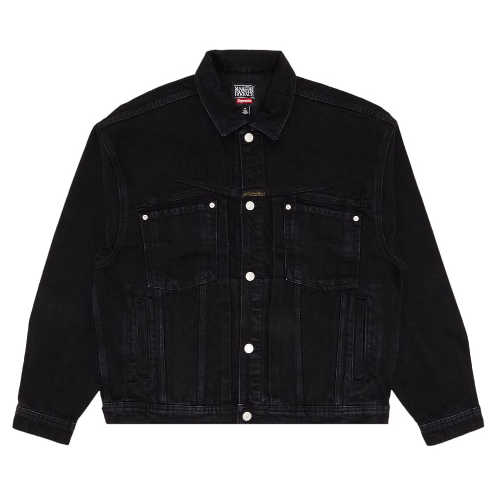 Supreme x Martithé + François Girbaud X-Seam Denim Trucker Jacket Black