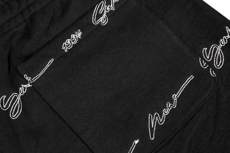 Supreme Script Stripe Sweatpant Black