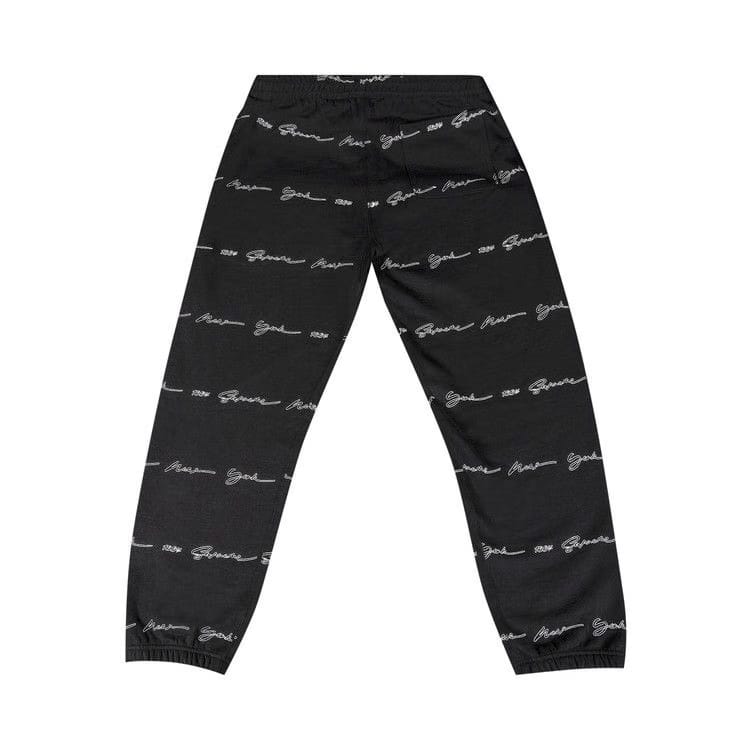 Supreme Script Stripe Sweatpant Black