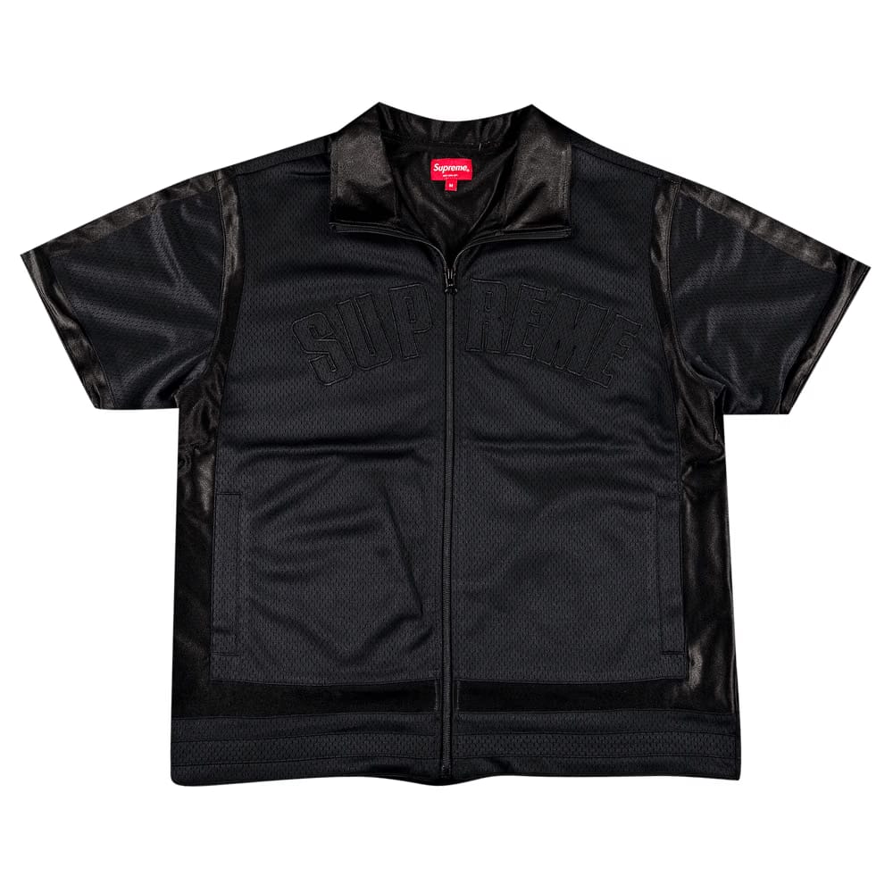 Supreme Mesh Warm Up Top Black