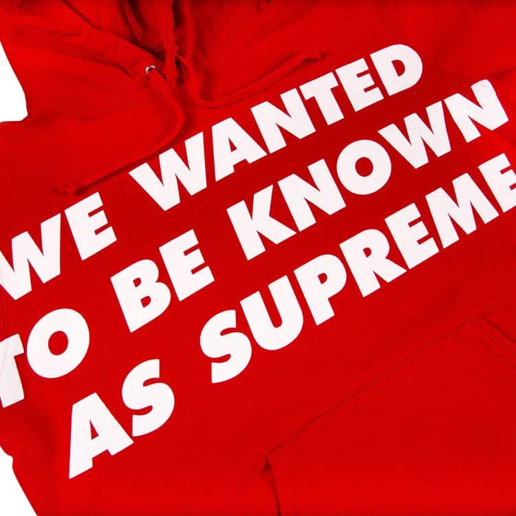 Supreme Known As Hoodie Red