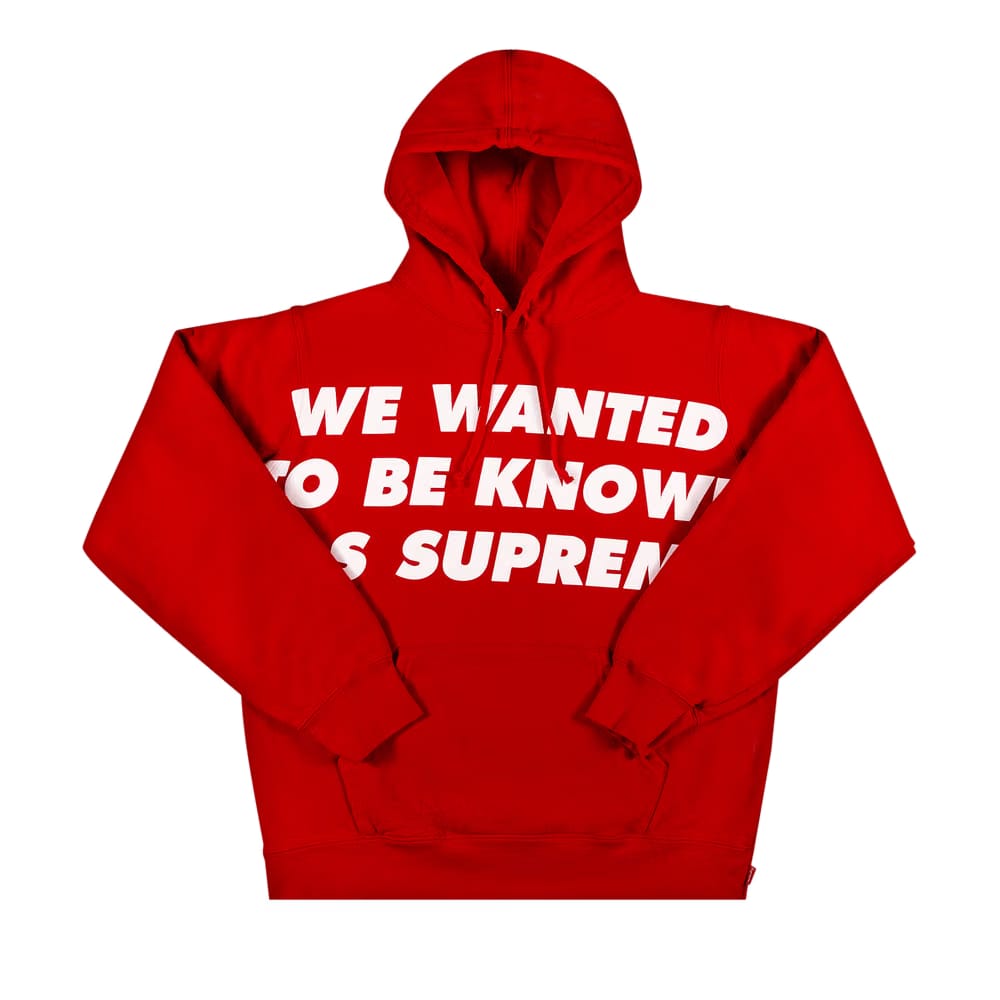 Supreme Known As Hoodie Red