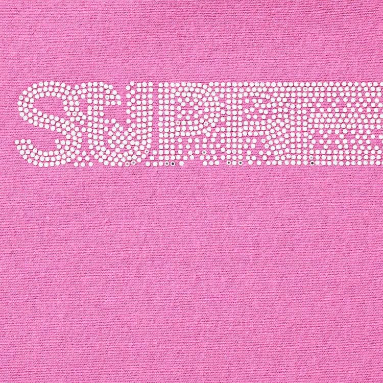 Supreme Swarovski Motion Logo Hoodie Pink