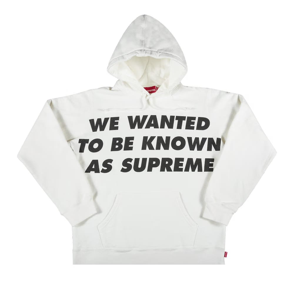 Supreme Known As Hoodie White