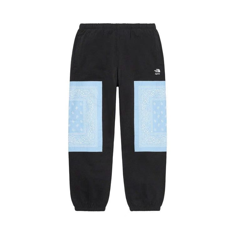 Supreme x The North Face Bandana Sweatpant Black
