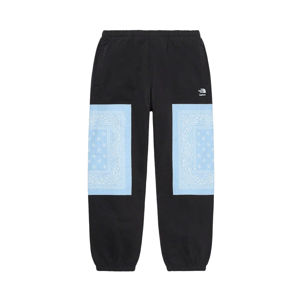 Supreme x The North Face Bandana Sweatpant Black