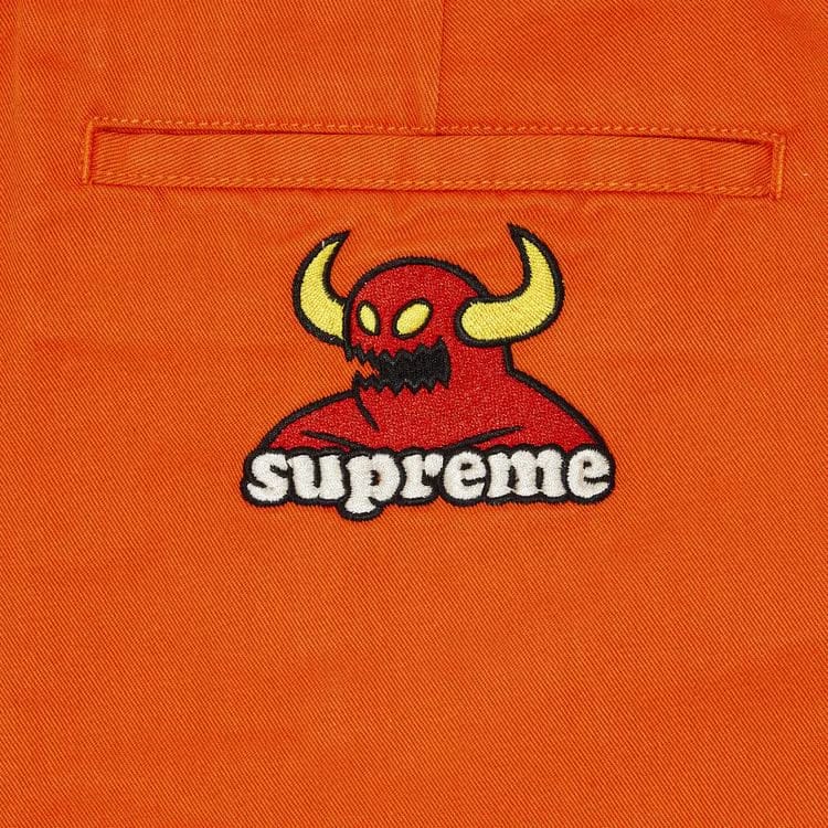 Supreme x Toy Machine Work Pant Bright Orange