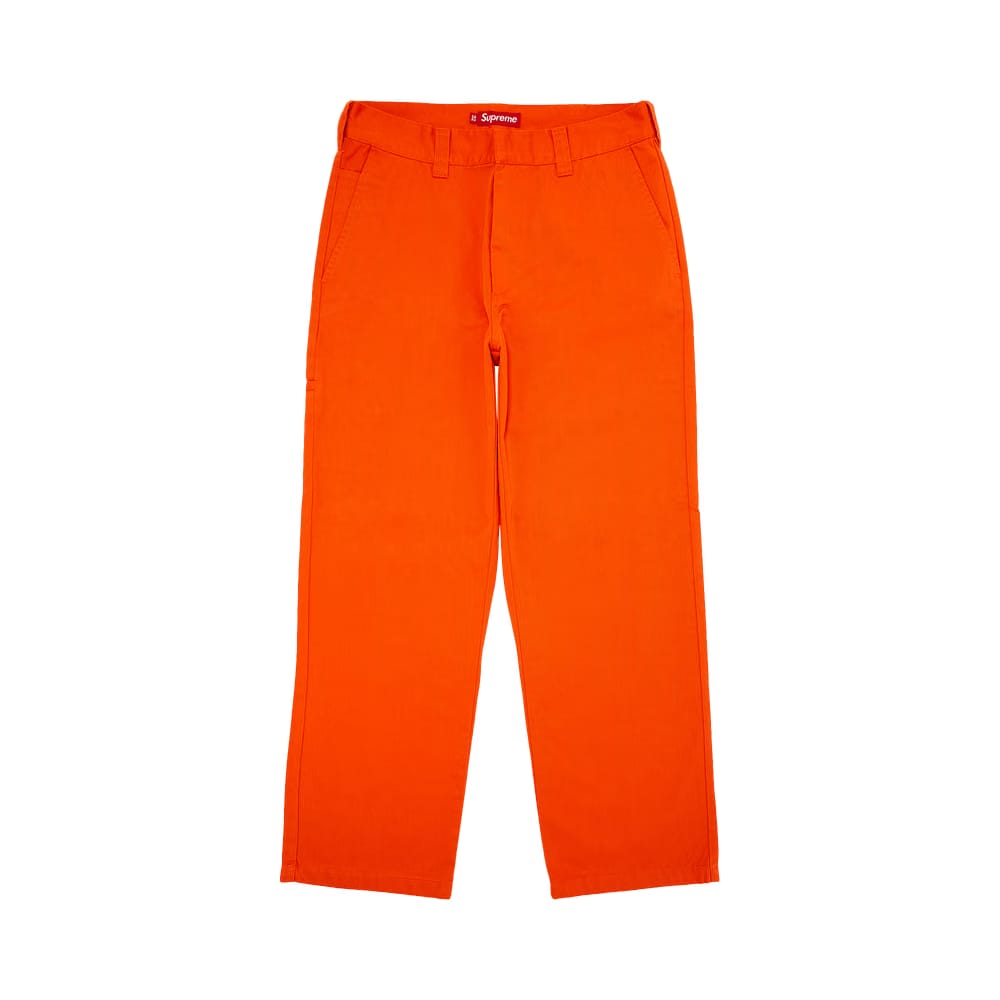 Supreme x Toy Machine Work Pant Bright Orange