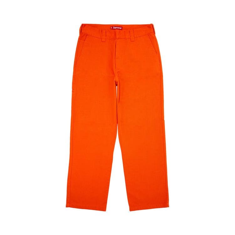 Supreme x Toy Machine Work Pant Bright Orange