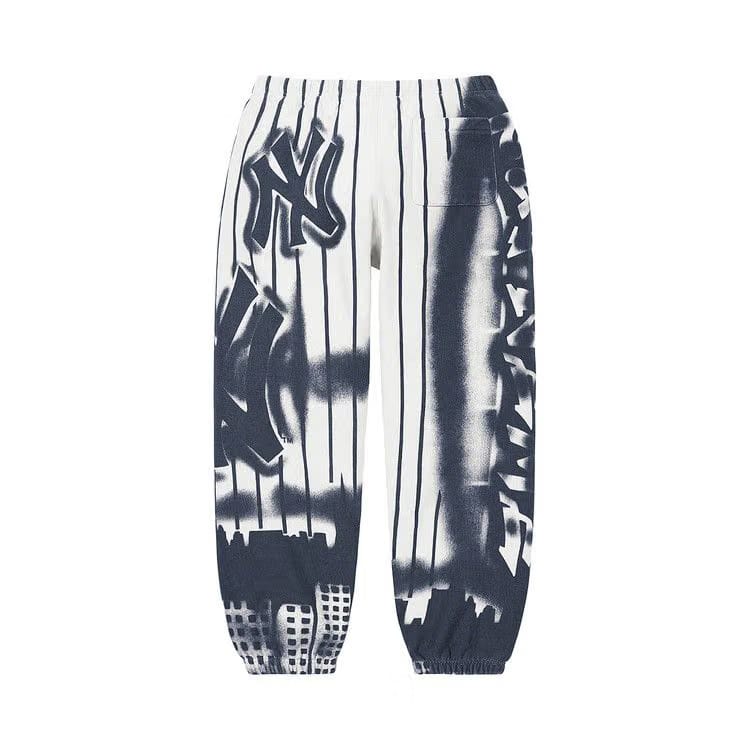 Supreme x New York Yankees Airbrush Sweatpant White
