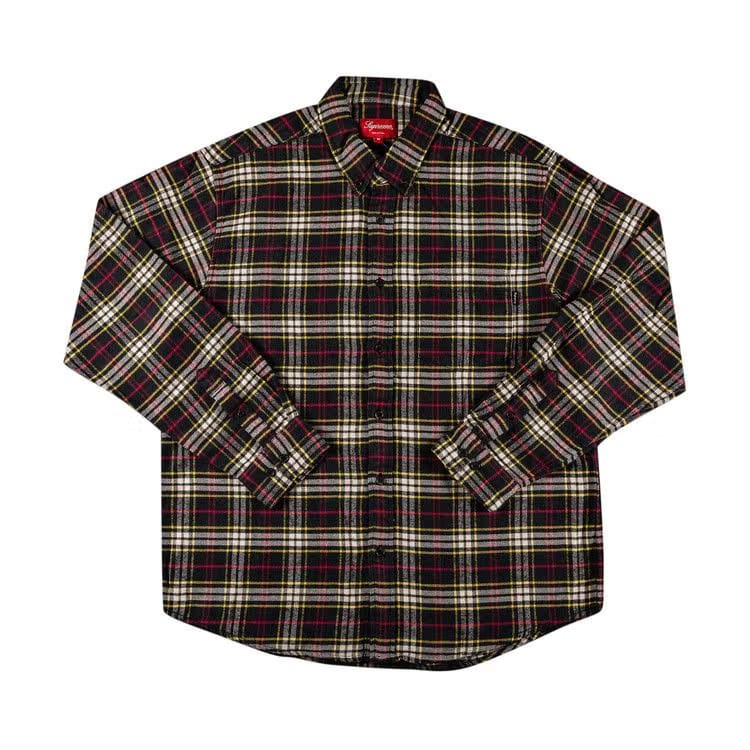 Supreme Tartan Flannel Shirt Black