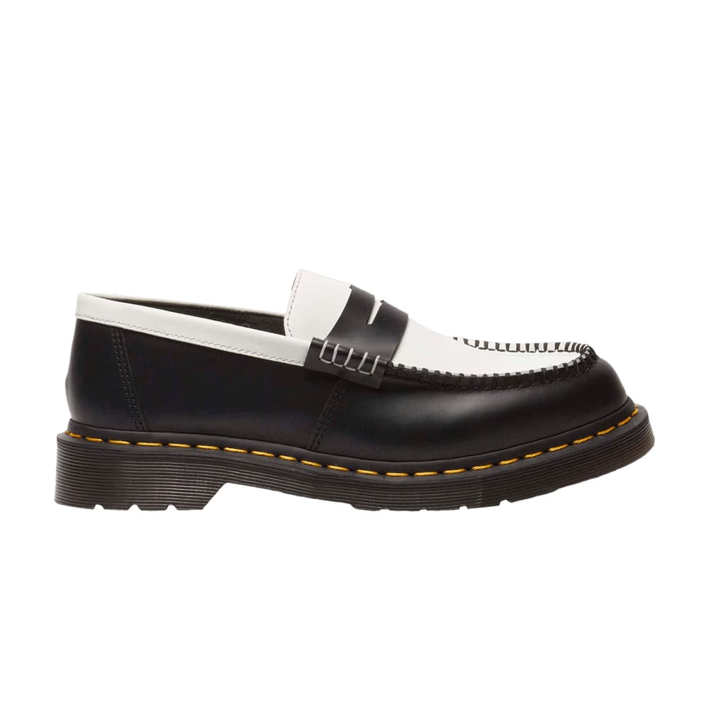 Dr. Martens Penton Leather Loafer Black White