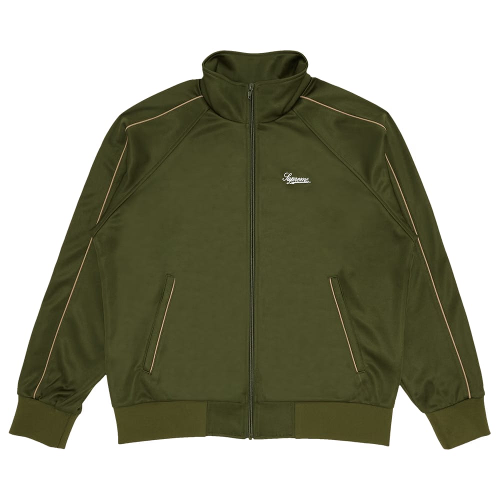 Supreme Tricot Track Jacket Olive