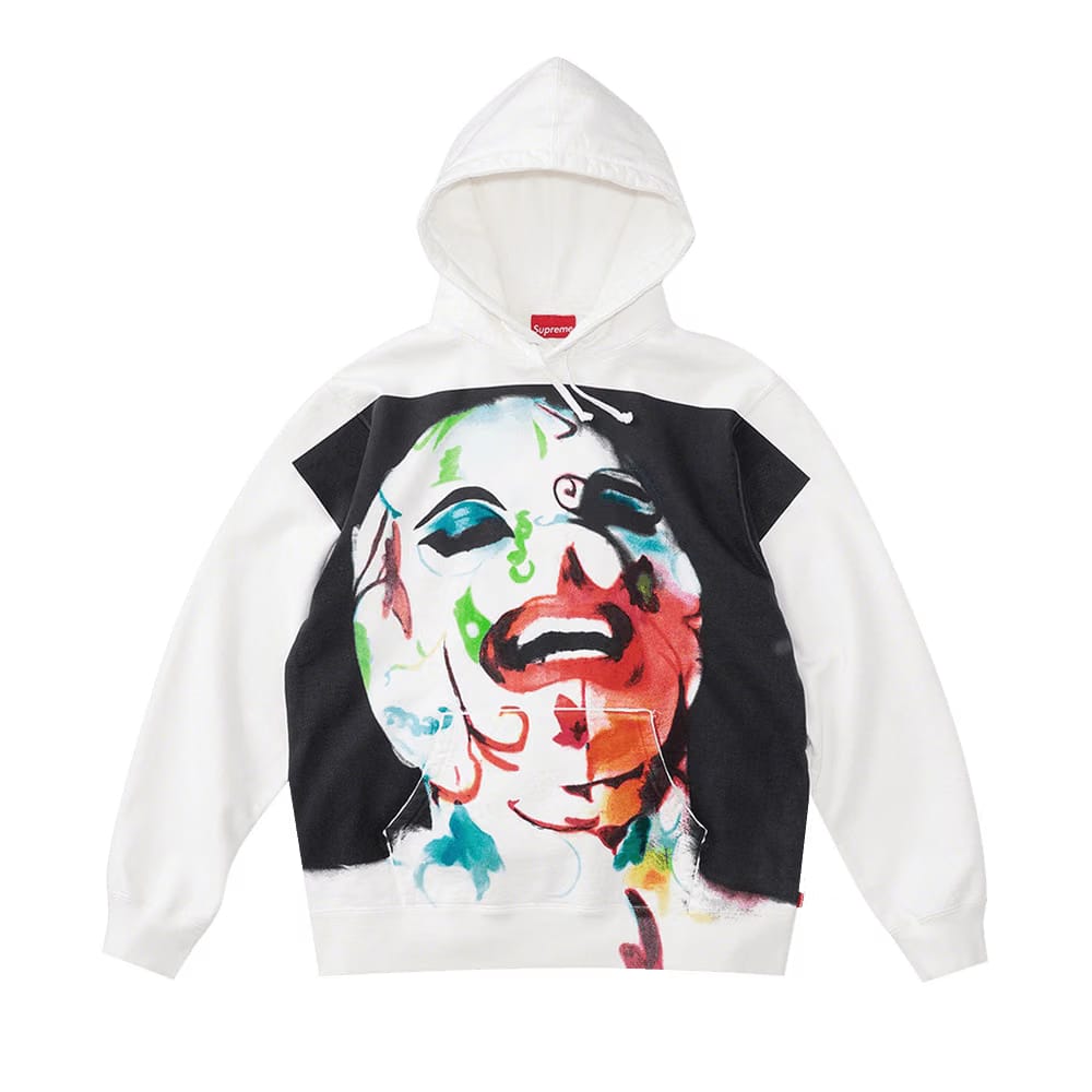 Supreme Leigh Bowery Airbrushed Hoodie White