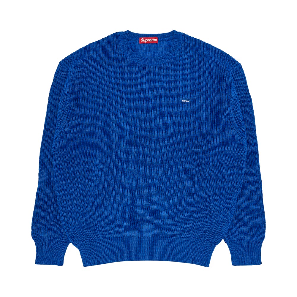 Supreme Small Box Ribbed Sweater Royal