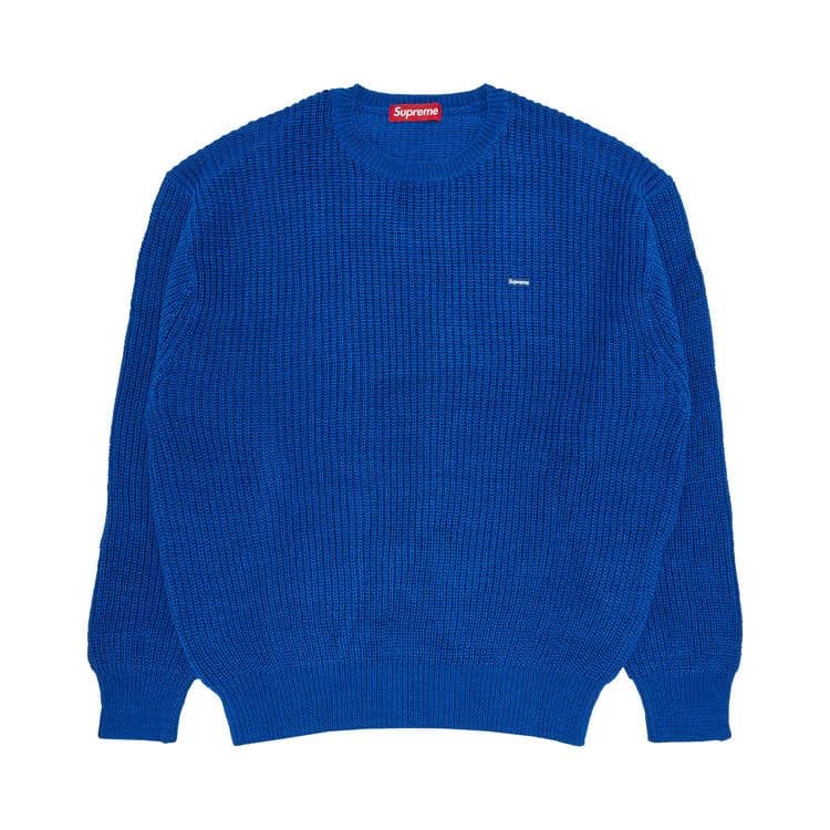 Supreme Small Box Ribbed Sweater Royal