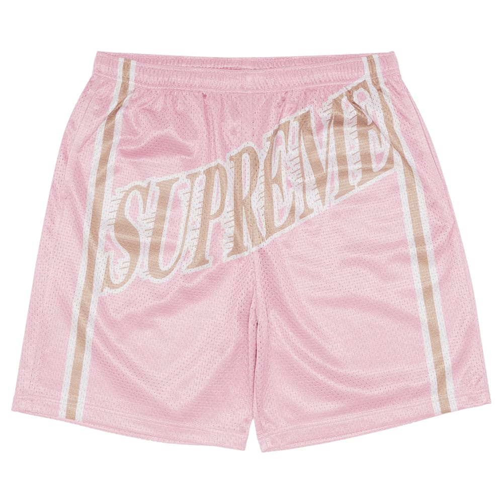Supreme Slap Shot Baggy Mesh Shorts Pink