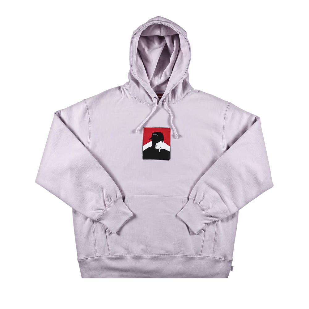Supreme Portrait Hoodie Light Purple