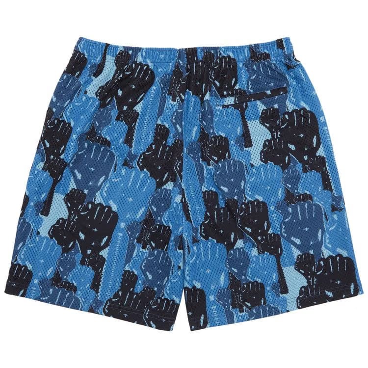 Supreme x Hardies Camo Basketball Shorts Blue